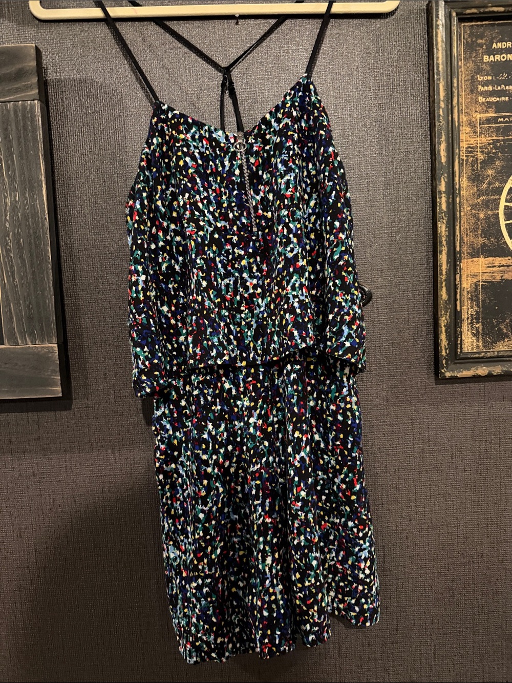 Sandro Multicolor Speckle Print Women’s Shorts Romper